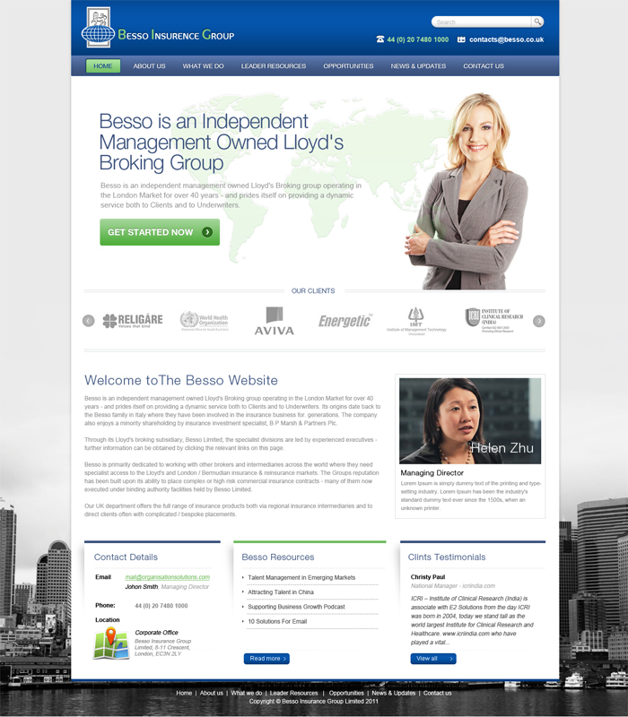 Web Design by the-lion-king for this project | Design #494785