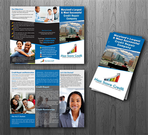 Brochure Design by ESolz Technologies for Max Score Credit LLC | Design #2449290