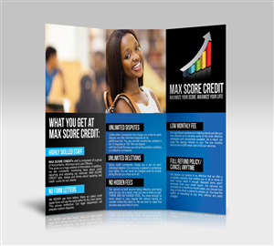 Brochure Design by JCR for Max Score Credit LLC | Design: #2397421
