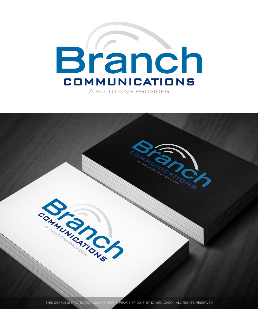 Logo Design by Daniel Caso Design for Branch Communications LLC | Design #12007185