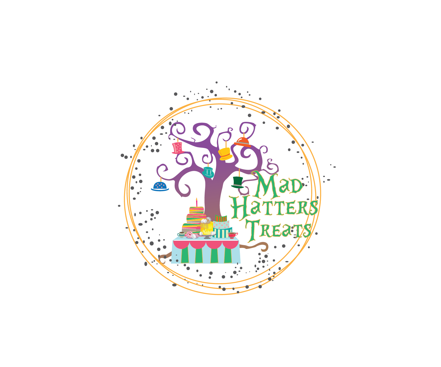 Logo Design by Ai for Mad Hatters Treats | Design #11907332