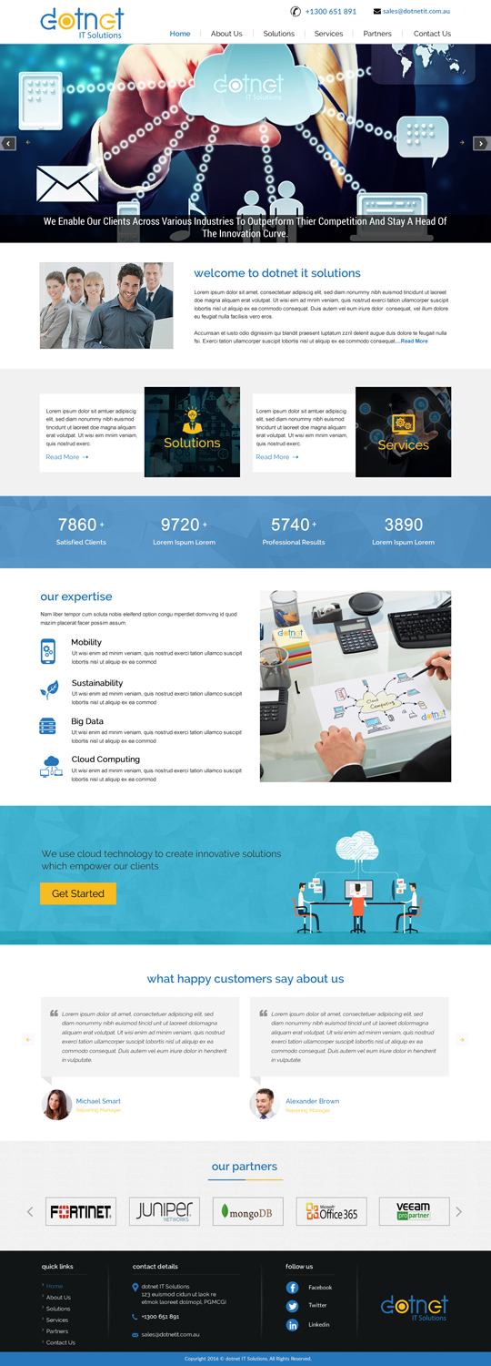 Web Design par harmi_199 pour 3MHZ Solutions | Design #11922817
