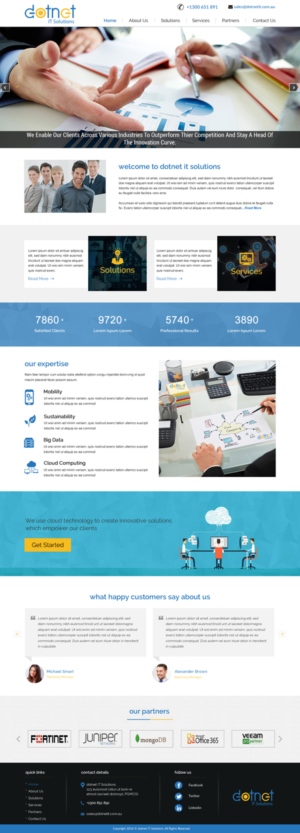 Web Design par harmi_199 pour 3MHZ Solutions | Design : #11922818
