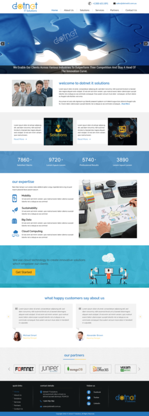 Web Design par harmi_199 pour 3MHZ Solutions | Design : #11922819