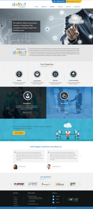 Web Design par harmi_199 pour 3MHZ Solutions | Design : #11922820