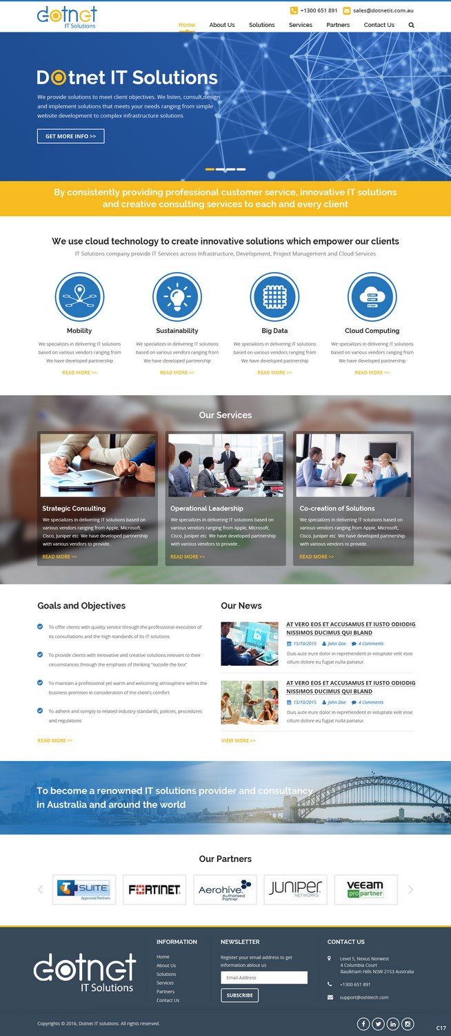 Web Design by pb for 3MHZ Solutions | Design #11879869