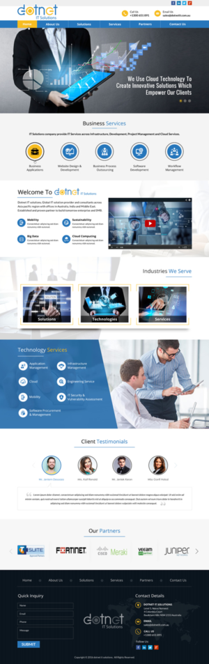 Web Design par Sbss pour 3MHZ Solutions | Design : #11861950