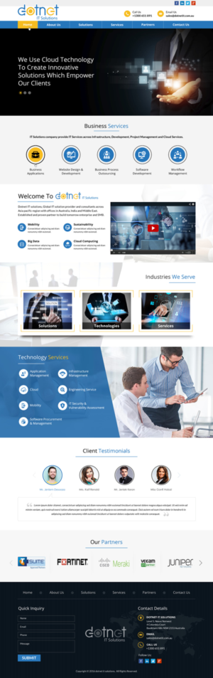 Web Design par Sbss pour 3MHZ Solutions | Design : #11861951