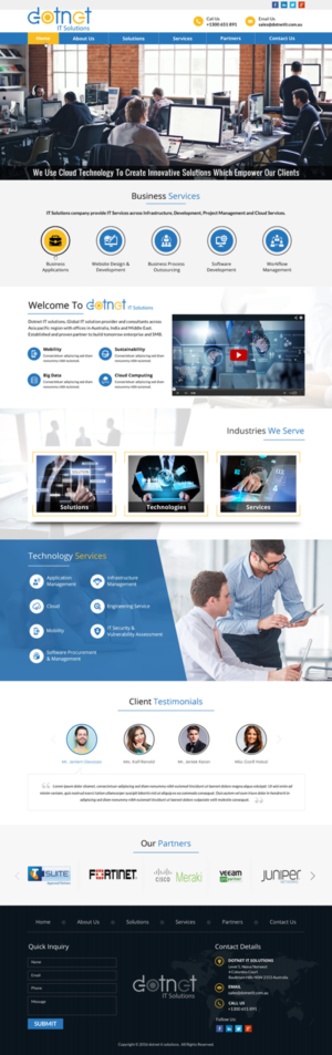 Web Design par Sbss pour 3MHZ Solutions | Design : #11861959
