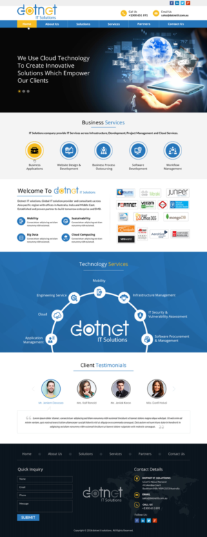 Web Design par Sbss pour 3MHZ Solutions | Design : #11861960