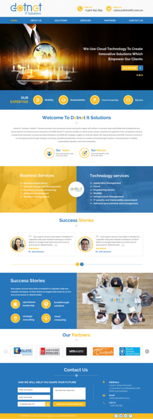 Web Design par Sbss pour 3MHZ Solutions | Design : #11861962