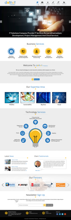 Web Design par Sbss pour 3MHZ Solutions | Design : #11861966