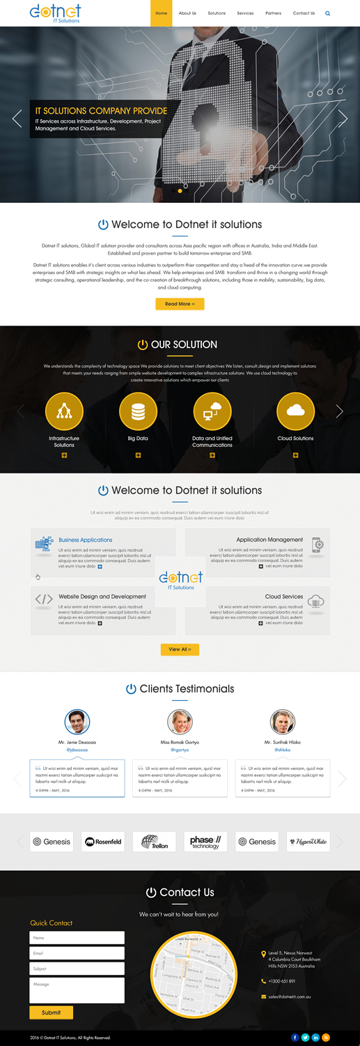 Web Design par Sbss pour 3MHZ Solutions | Design #11862963