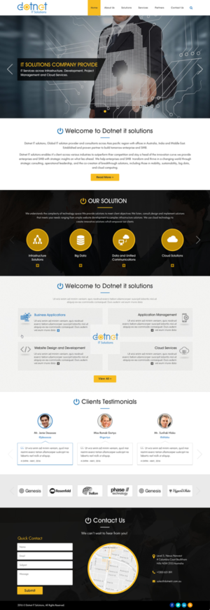 Web Design par Sbss pour 3MHZ Solutions | Design : #11862963