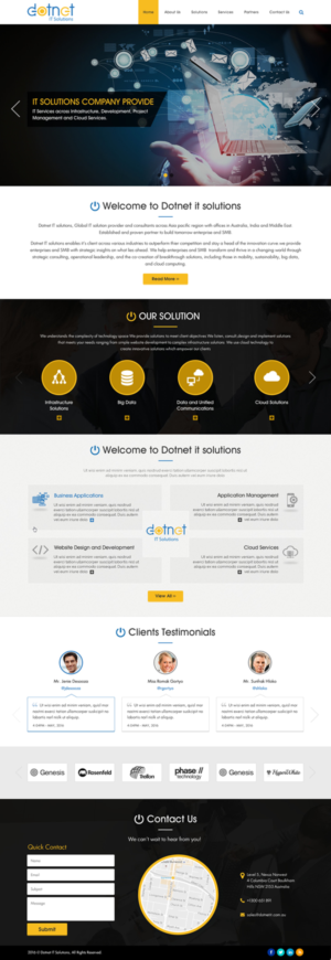 Web Design par Sbss pour 3MHZ Solutions | Design : #11862964
