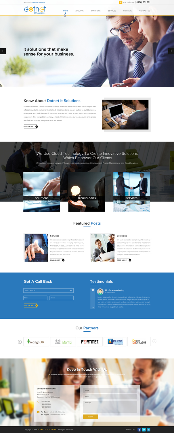 Web Design par Sbss pour 3MHZ Solutions | Design #11862967
