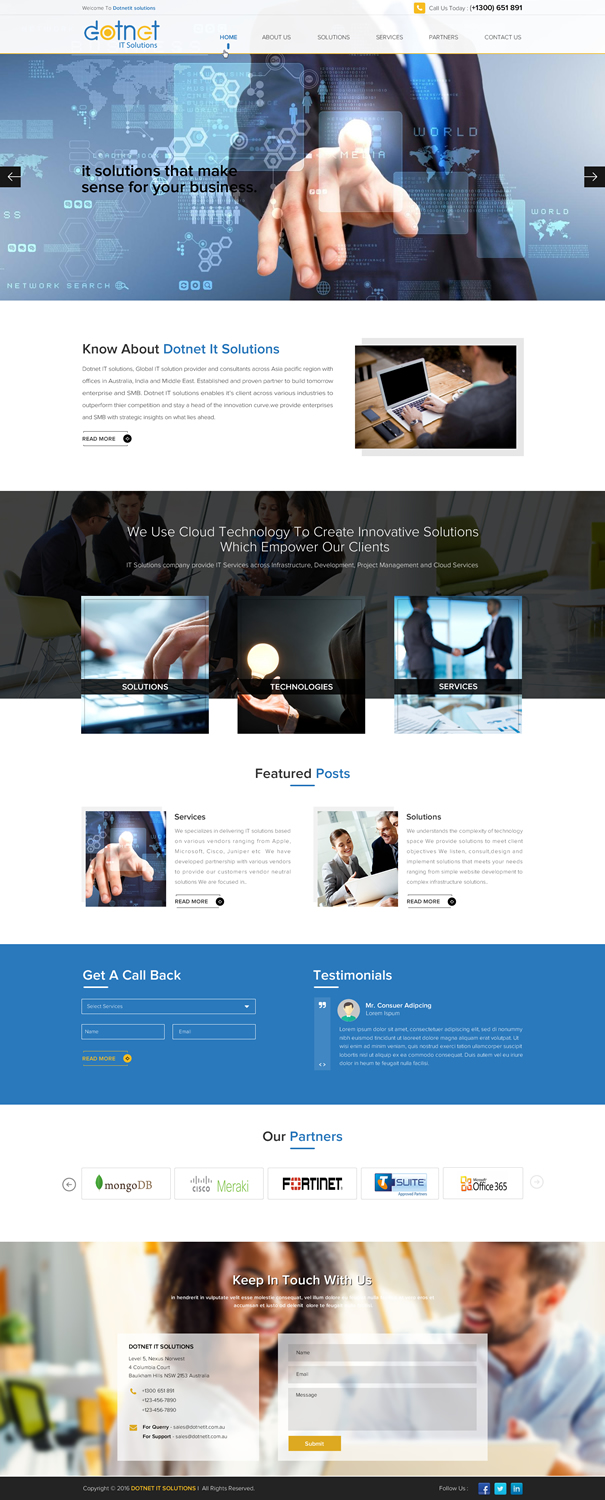 Web Design par Sbss pour 3MHZ Solutions | Design #11862970