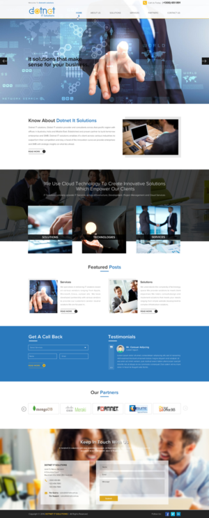 Web Design par Sbss pour 3MHZ Solutions | Design : #11862970