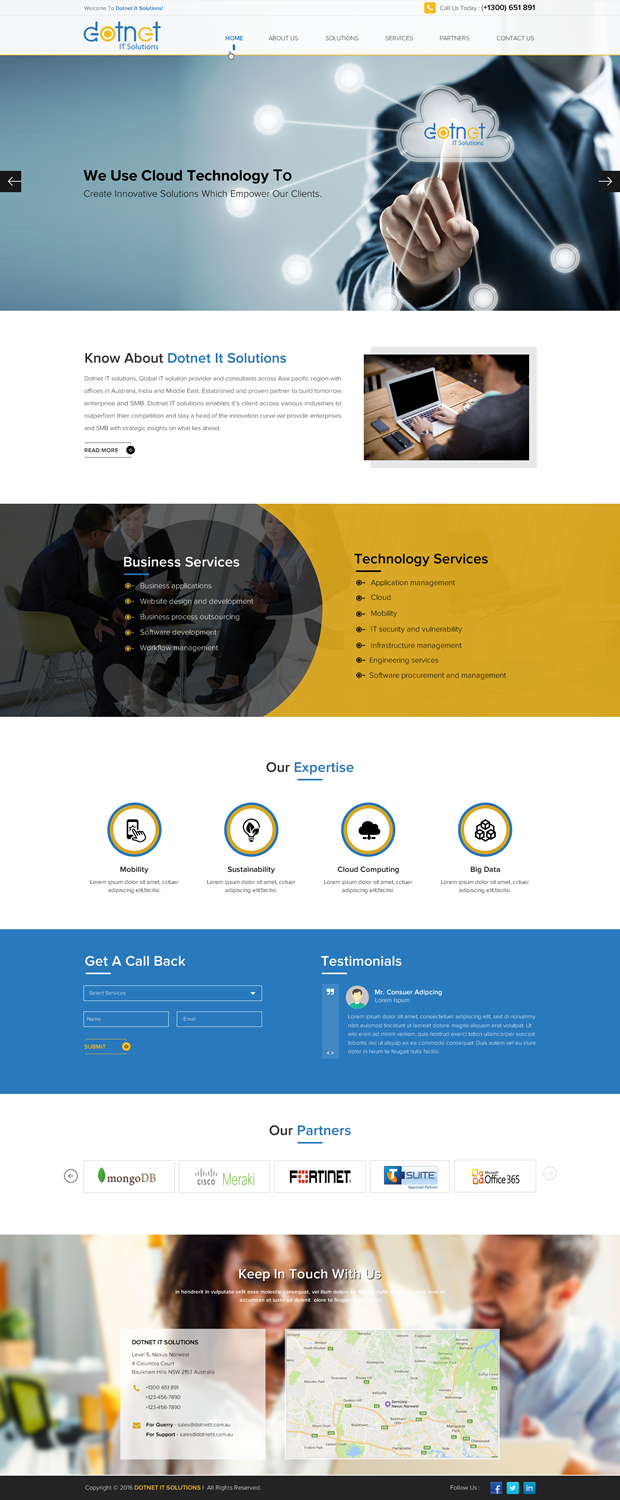 Web Design par Sbss pour 3MHZ Solutions | Design #11867635