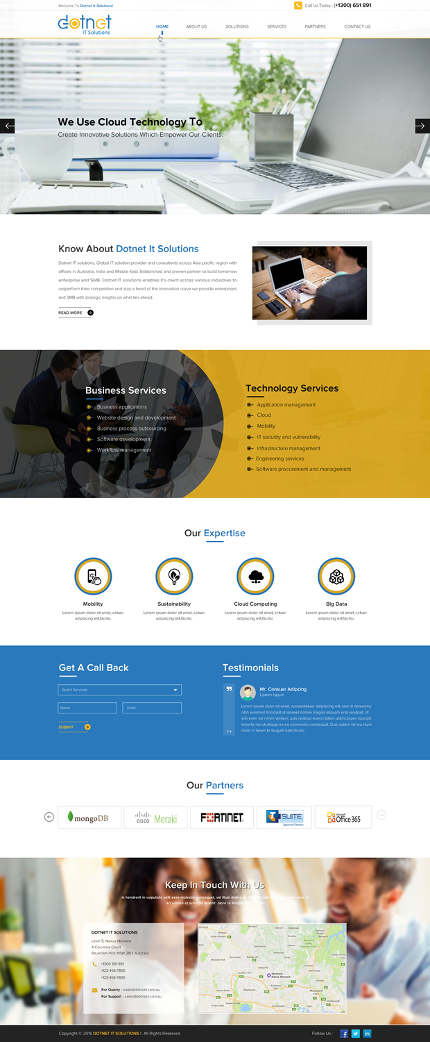 Web Design par Sbss pour 3MHZ Solutions | Design #11867650