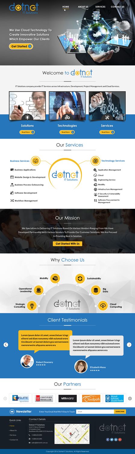 Web Design par Sbss pour 3MHZ Solutions | Design #11960037