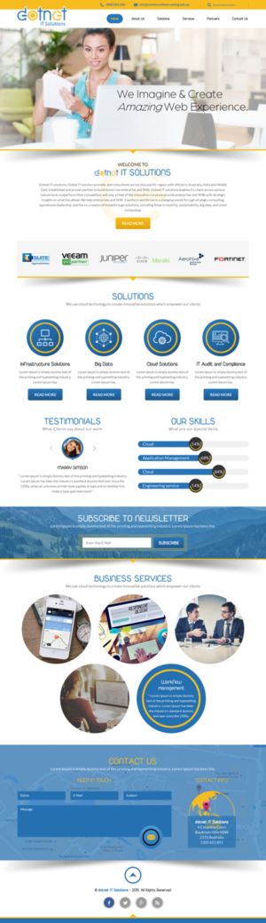 Web Design par rightway pour 3MHZ Solutions | Design : #11862953