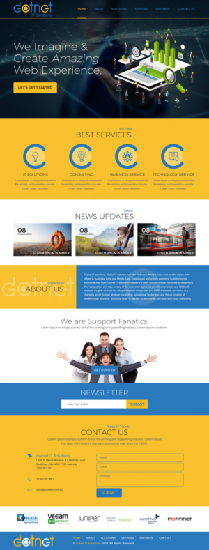 Web Design par rightway pour 3MHZ Solutions | Design : #11862955