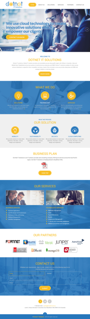 Web Design par rightway pour 3MHZ Solutions | Design : #11862958