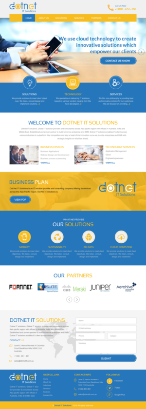 Web Design par rightway pour 3MHZ Solutions | Design : #11862959