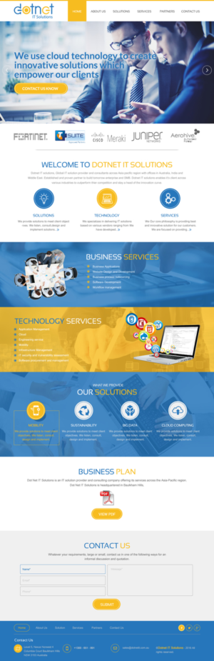 Web Design par rightway pour 3MHZ Solutions | Design : #11862969