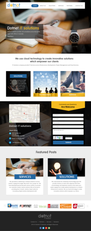 Web Design par Xclusive Designers pour 3MHZ Solutions | Design : #11929615