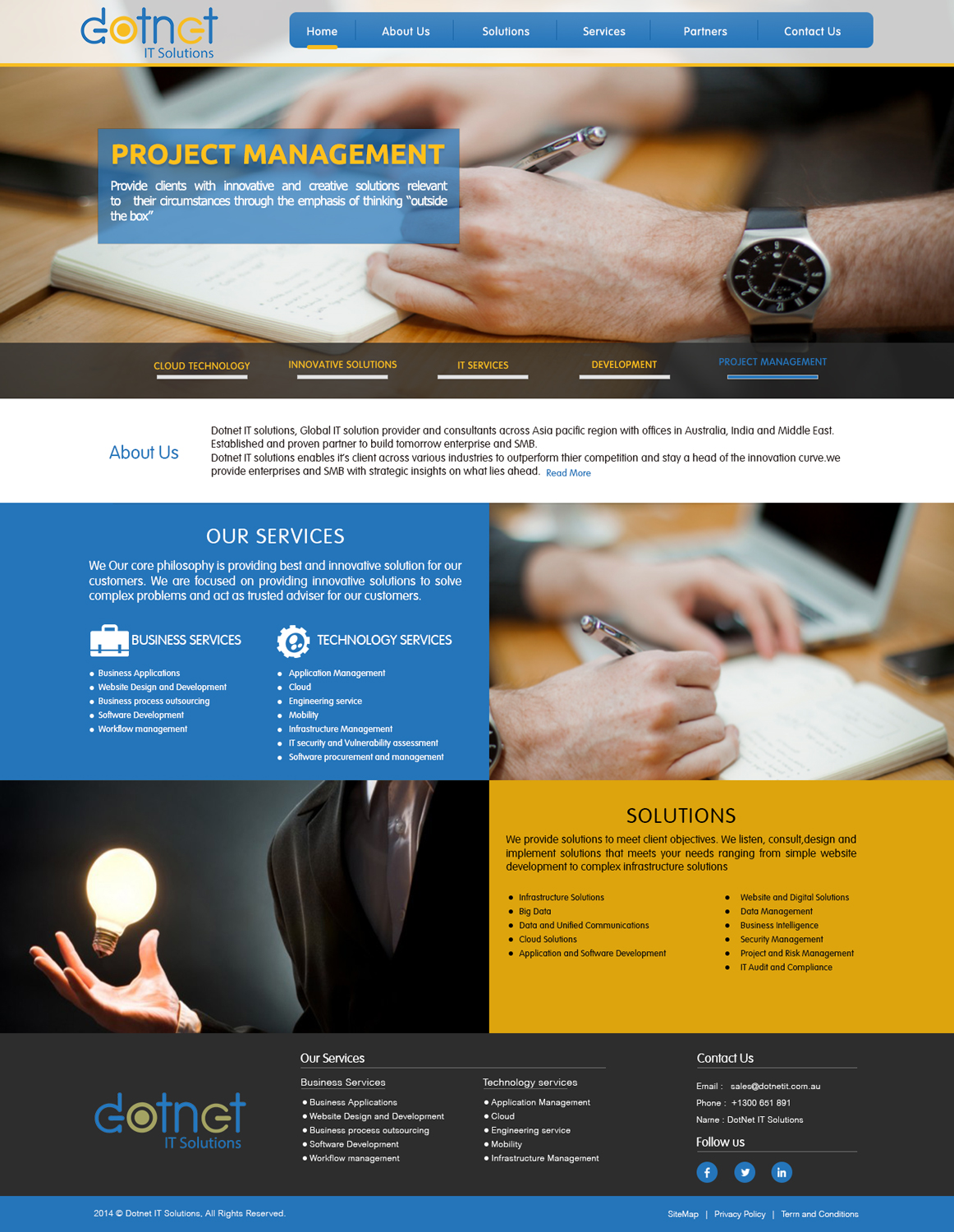 Web Design by eMARK for 3MHZ Solutions | Design #11867126