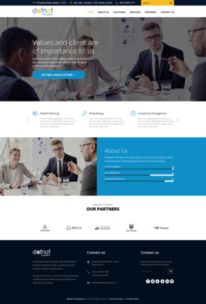 Web Design par futuregraphic pour 3MHZ Solutions | Design : #11931012