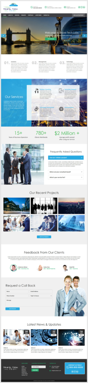 Design Wordpress par -Marc- pour ce projet | Design : #11903308