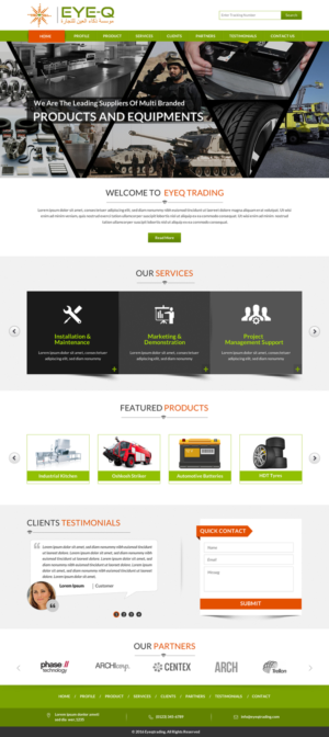 Web Design by Sbss for this project | Design: #11881770
