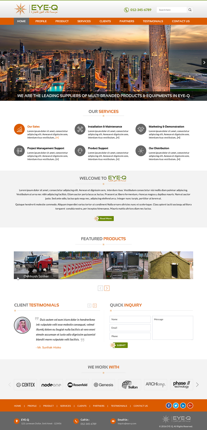 Web Design by Sbss for this project | Design #11881771