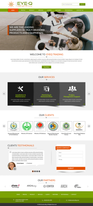 Web Design by Sbss for this project | Design: #11915610