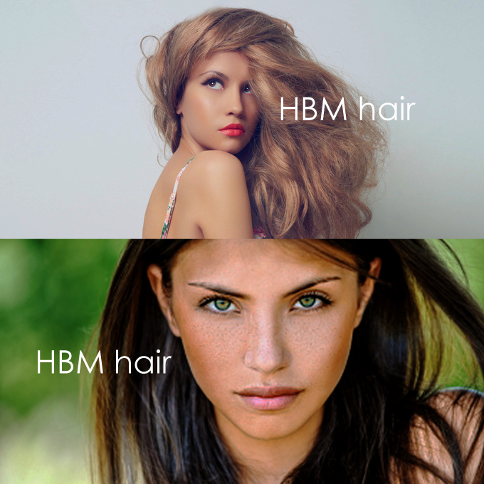 Logo Design by Cre8ture for HBM Hair | Design #11922950