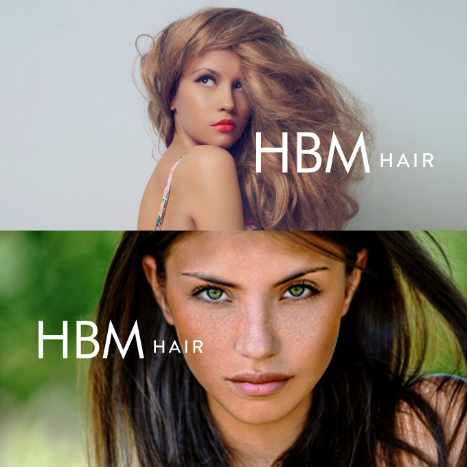 Logo Design by Cre8ture for HBM Hair | Design #11922951
