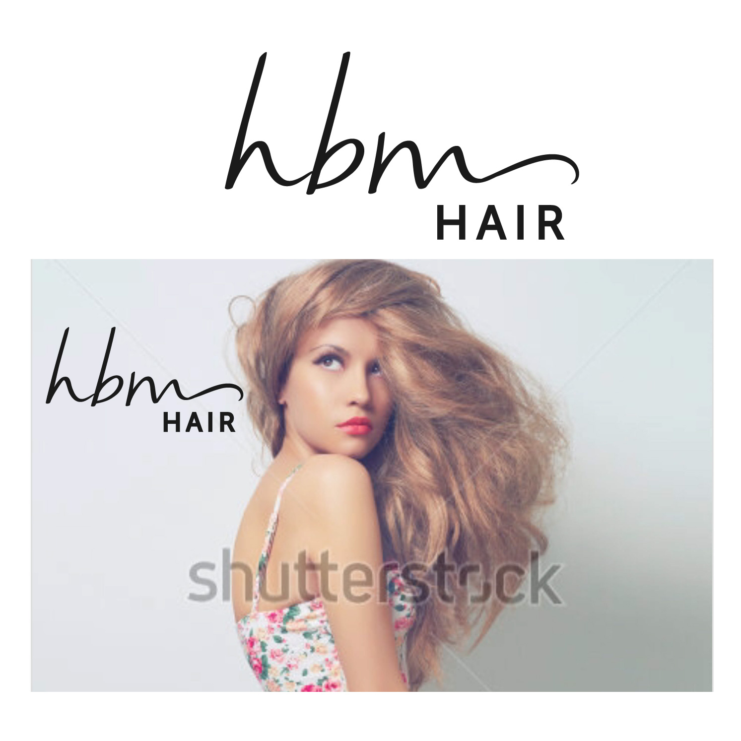 Logo Design by alice007 for HBM Hair | Design #11868361