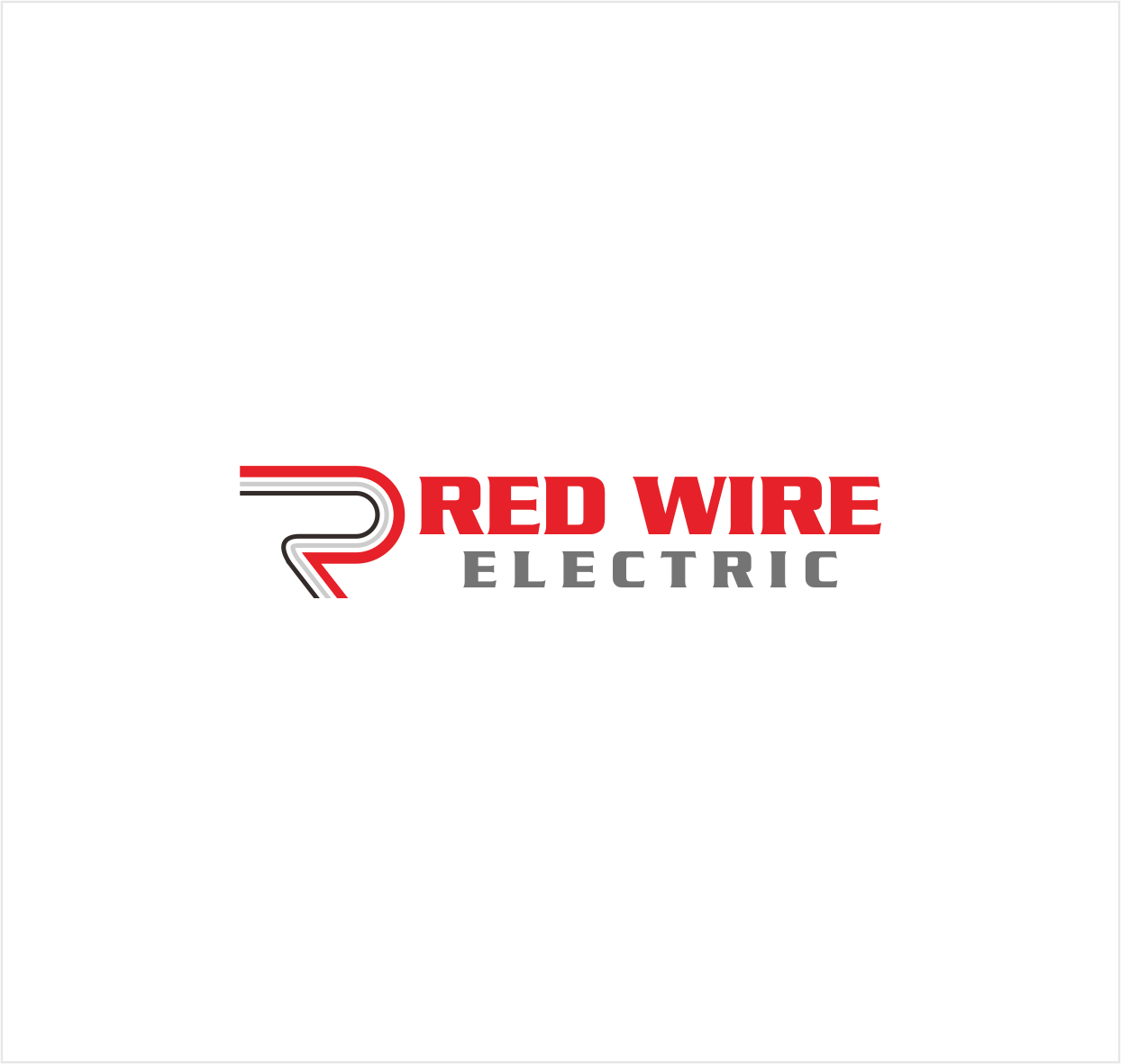 Logo Design by Arham Hidayat for Red Wire Electric | Design #11900387
