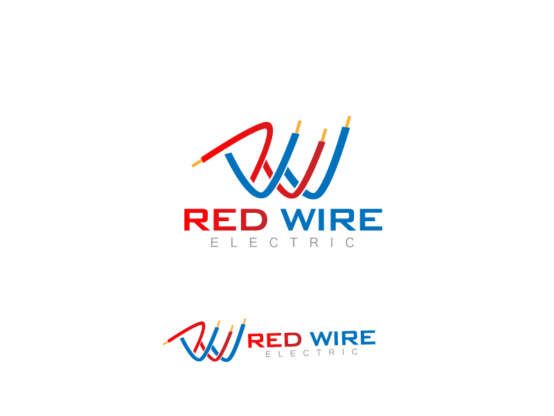Logo Design by amboge for Red Wire Electric | Design #11855523