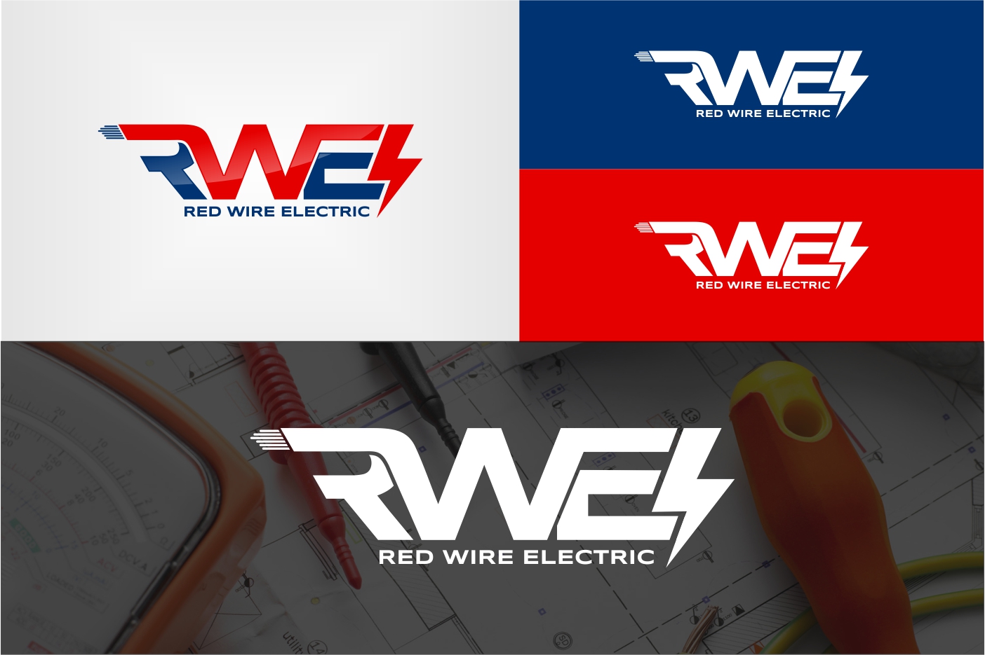 Logo Design by Liyana for Red Wire Electric | Design #11913998