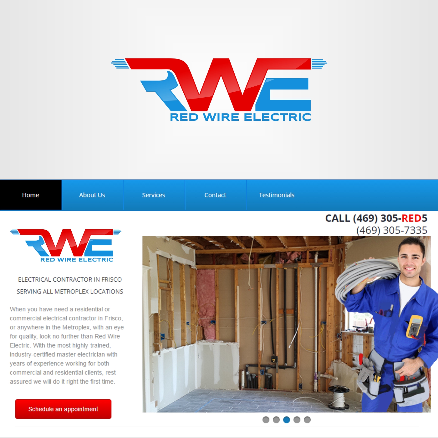 Logo Design by Liyana for Red Wire Electric | Design #11914108