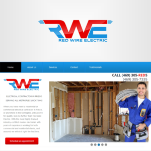 Logo Design by Liyana for Red Wire Electric | Design: #11914108