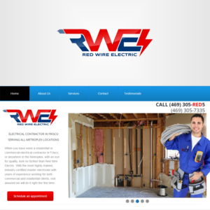 Logo Design by Liyana for Red Wire Electric | Design: #11914109