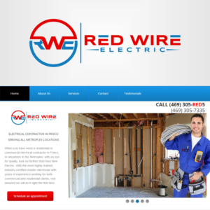 Logo Design by Liyana for Red Wire Electric | Design: #11937126