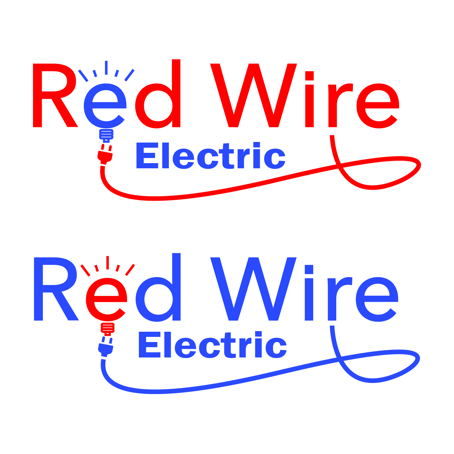 Logo Design by ajurajvga for Red Wire Electric | Design #11859756