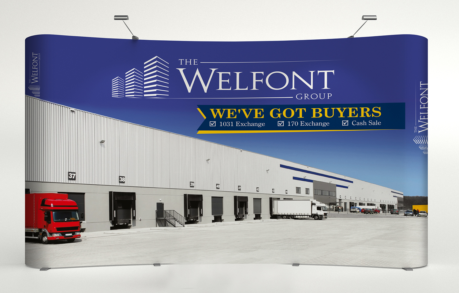 Trade Show Booth Design by ALSADESIGN for The Welfont Group | Design #11944332