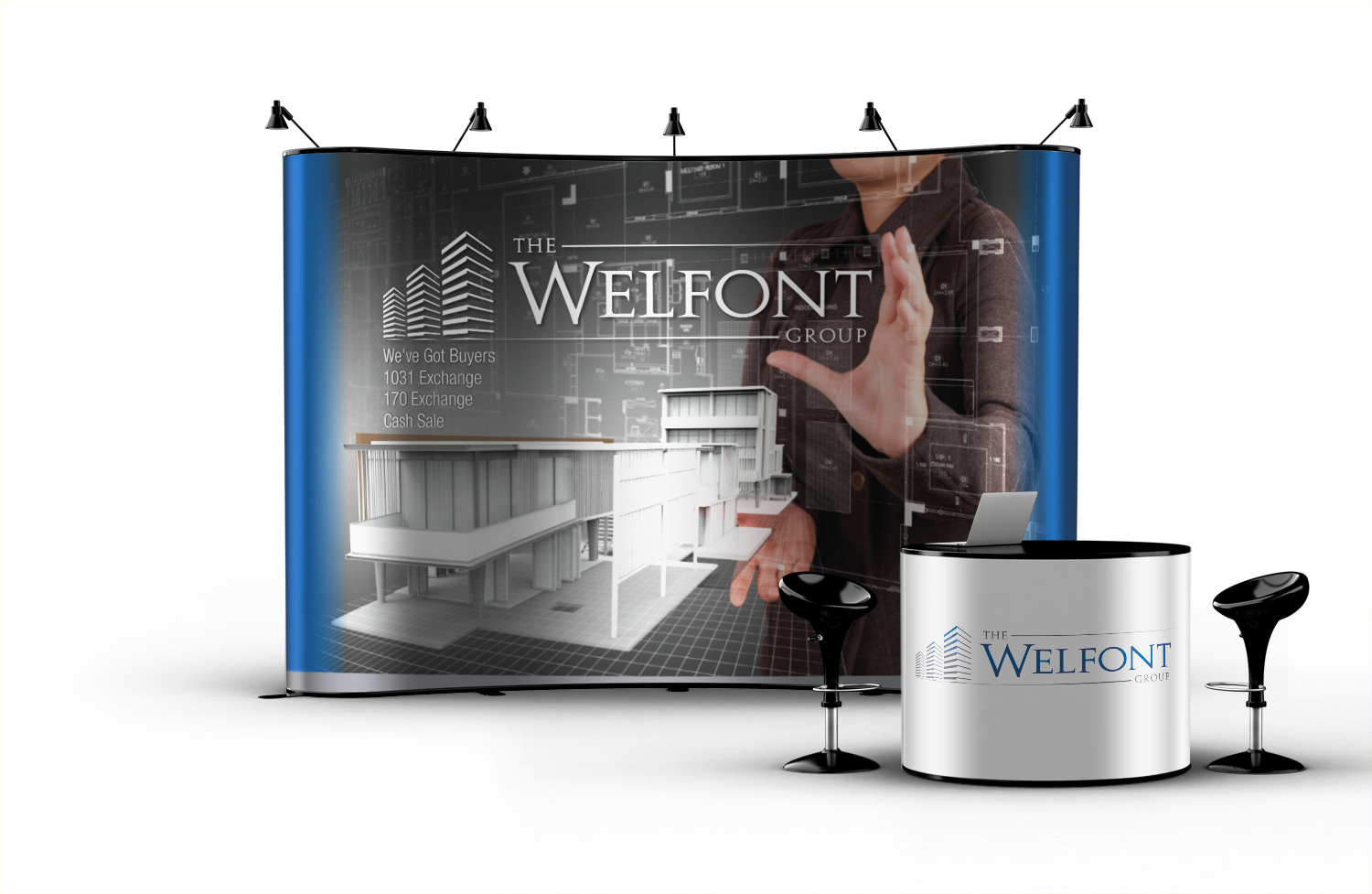 Trade Show Booth Design by Maestroto for The Welfont Group | Design #11899190